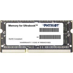 Оперативна пам'ять PATRIOT 4 GB SO-DIMM DDR3L 1600 MHz (PSD34G1600L2S) фото