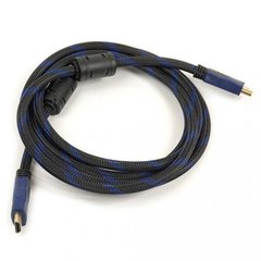 Кабелі та перехідники PowerPlant HDMI 2м Black/Blue (CA910243) фото