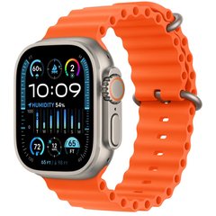 Смарт-часы Apple Watch Ultra 2 GPS + Cellular 49mm Titanium Case with Orange Ocean Band (MREH3) фото