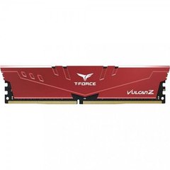 Оперативная память TEAM 16 GB DDR4 3600 MHz T-Force Vulcan Z Red (TLZRD416G3600HC18J01) фото