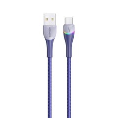 Кабель USB Usams Lightning U77 Colorful 2.4A 1.2m Blue фото