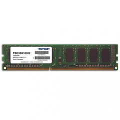 Оперативна пам'ять PATRIOT 8 GB DDR3 1600 MHz (PSD38G16002) фото