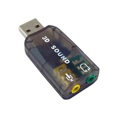 Звукова карта Dynamode USB-SOUNDCARD2.0 Black фото