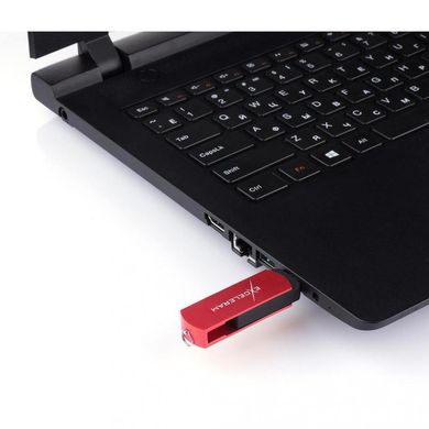 Flash пам'ять Exceleram P2 Black/Red USB 3.1 EXP2U3REB64 фото