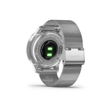 Смарт-часы Garmin vivomove Luxe Premium Silver-Black Milanese (010-02241-23) фото