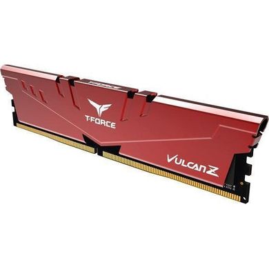 Оперативная память TEAM 32 GB (2x16GB) DDR4 3200 MHz T-Force Vulcan Z Red (TLZRD432G3200HC16FDC01) фото