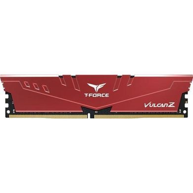 Оперативна пам'ять TEAM 32 GB (2x16GB) DDR4 3200 MHz T-Force Vulcan Z Red (TLZRD432G3200HC16FDC01) фото