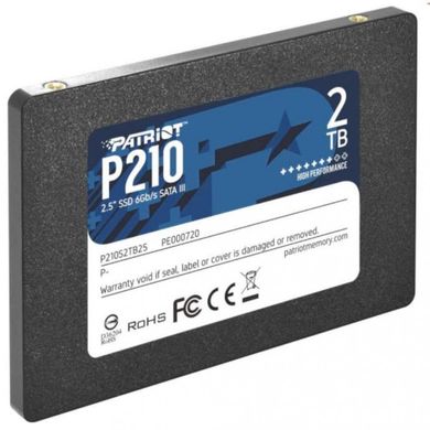 SSD накопичувач PATRIOT P210 2 TB (P210S2TB25) фото