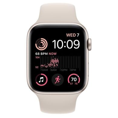 Смарт-часы Apple Watch SE 2 GPS + Cellular 40mm Starlight Alu. Case w. Starlight Sport Band - S/M (MNTK3/MRFY3/MRFW3) фото