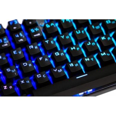 Клавиатура Motospeed CK104 USB Outemu Blue, RGB ENG, UKR, RUS Silver (mtck104cmb) фото