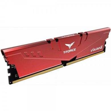 Оперативна пам'ять TEAM 16 GB DDR4 3600 MHz T-Force Vulcan Z Red (TLZRD416G3600HC18J01) фото