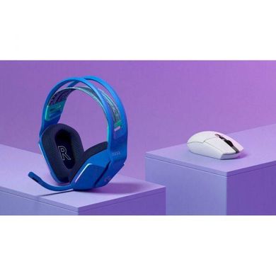 Навушники Logitech Lightspeed Wireless RGB Gaming Headset G733 Blue (981-000943) фото
