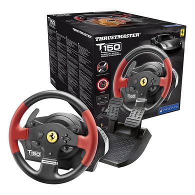 Игровой манипулятор Thrustmaster PC/PS3/PS4 T150 Ferrari Wheel with Pedals (4160630) фото