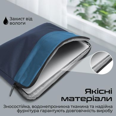 Сумка та рюкзак для ноутбуків Promate Limber-SB 13" Blue (limber-sb.blue) фото