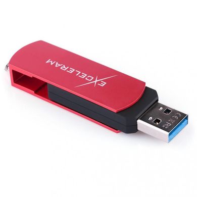 Flash пам'ять Exceleram P2 Black/Red USB 3.1 EXP2U3REB64 фото