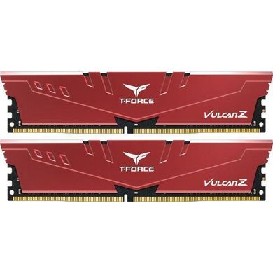 Оперативна пам'ять TEAM 32 GB (2x16GB) DDR4 3200 MHz T-Force Vulcan Z Red (TLZRD432G3200HC16FDC01) фото