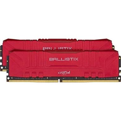 Оперативна пам'ять Crucial 16 GB (2x8GB) DDR4 3600 MHz Ballistix Red (BL2K8G36C16U4R) фото