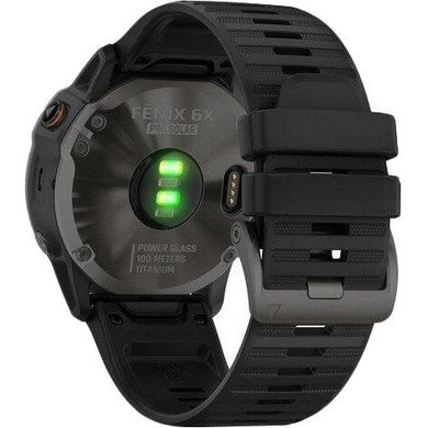 Смарт-часы Garmin Fenix 6X Pro Solar Titanium Carbon Grey DLC with Black Band (010-02157-21) фото