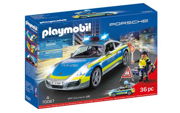 Конструктор LEGO Playmobil - Пліцейська машина Porsche 911 Carrera 4S 70067 фото