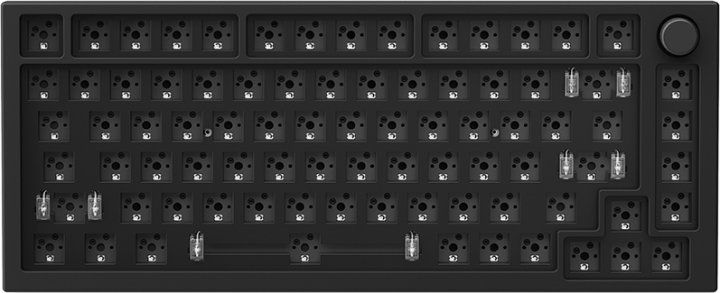 Клавіатура GLORIOUS GMMK PRO 75% Barebone, black (GLO-GMMK-P75-RGB-B) фото