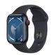 Apple Watch Series 9 GPS + Cellular 41mm Midnight Alu. Case w. Midnight Sport Band - S/M (MRHR3)