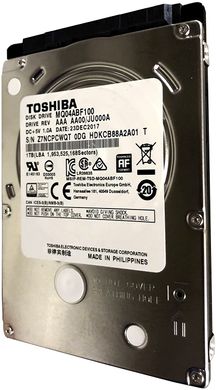 Жорсткий диск Toshiba SATA 1Tb 7mm 5400rpm 128mb (MQ04ABF100) фото