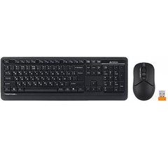 Комплект (клавіатура+миша) A4Tech Fstyler FG1012 Wireless Black фото