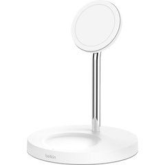 Зарядное устройство Belkin Boost Up Charge Pro 2-in-1 Wireless Charger Stand White (WIZ010VFWH) фото