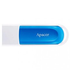 Flash пам'ять Apacer 64 GB AH23A USB 2.0 White/Blue (AP64GAH23AW-1) фото