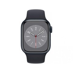 Смарт-годинник Apple Watch Series 8 GPS 45mm Midnight Aluminum Case w. Midnight Sport Band - M/L (MNUL3) фото