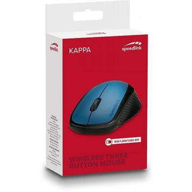 Миша комп'ютерна Speed-Link Kappa Wireless Blue (SL-630011-BE) фото