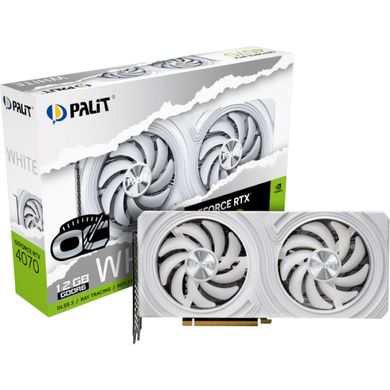 Palit GeForce RTX 4070 White OC 12GB (NE64070S19K9-1048L)