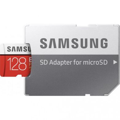 Карта памяти Samsung 128 GB microSDXC Class 10 UHS-I U3 EVO Plus 2020 + SD Adapter MB-MC128HA фото