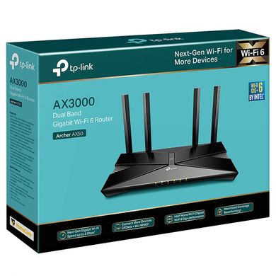 Маршрутизатор та Wi-Fi роутер TP-Link Archer AX50 фото