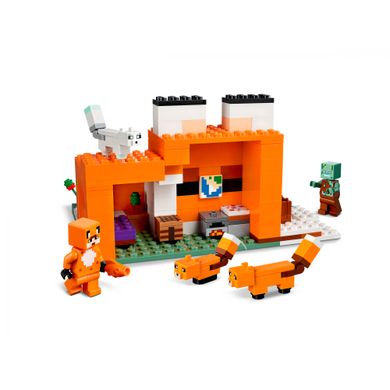Конструктор LEGO LEGO Minecraft Лисья хижина (21178) фото