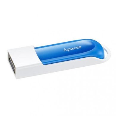 Flash пам'ять Apacer 64 GB AH23A USB 2.0 White/Blue (AP64GAH23AW-1) фото