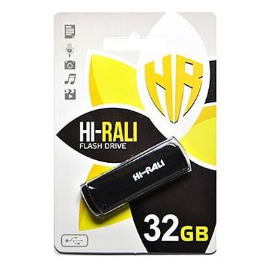 Flash память Hi-Rali 32 GB Taga Black (HI-32GBTAGBK) фото