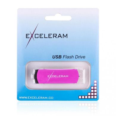 Flash пам'ять Exceleram P2 Black/Purple USB 3.1 EXP2U3PUB64 фото