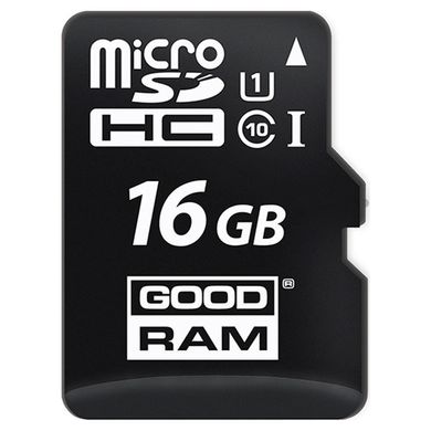 Карта памяти GOODRAM 16 GB microSDHC class 10 UHS-I All-in-One M1A4-0160R12 фото