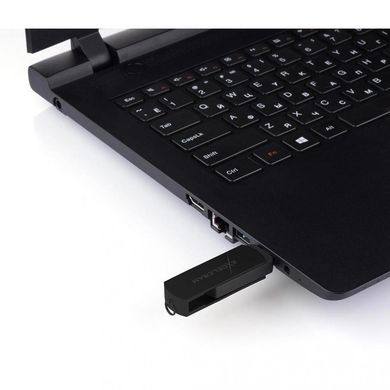 Flash пам'ять Exceleram 128 GB P2 Series Black/Black USB 3.1 Gen 1 (EXP2U3BB128) фото