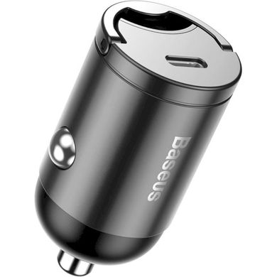 Зарядное устройство Baseus Tiny Star Mini PPS Car Charge USB Type-C Port 30W Gray (VCHX-B0G) фото