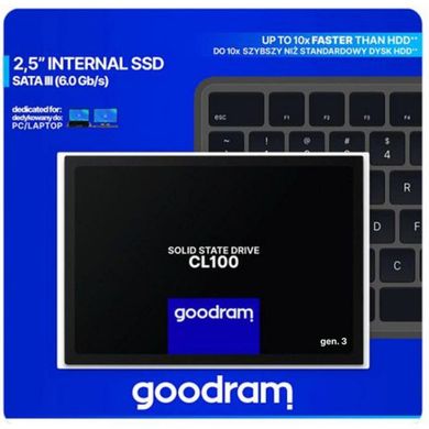 SSD накопитель GOODRAM CL100 GEN.3 960 GB (SSDPR-CL100-960-G3) фото