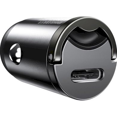 Зарядное устройство Baseus Tiny Star Mini PPS Car Charge USB Type-C Port 30W Gray (VCHX-B0G) фото
