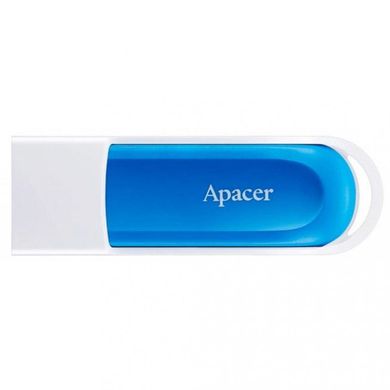 Flash память Apacer 64 GB AH23A USB 2.0 White/Blue (AP64GAH23AW-1) фото