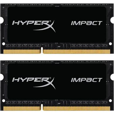 Оперативная память Kingston 8 GB (2x4GB) SO-DIMM DDR3L 1600 MHz HyperX IMPACT (HX316LS9IBK2/8) фото