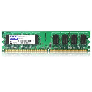 Оперативная память Goodram DDR2 1GB, 800MHz, PC2-6400 (GR800D264L6/1G) (Б/У)