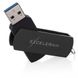 Exceleram 128 GB P2 Series Black/Black USB 3.1 Gen 1 (EXP2U3BB128) детальні фото товару