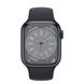 Apple Watch Series 8 GPS + Cellular 41mm Midnight Aluminum Case w. Midnight S. Band M/L (MNUW3)