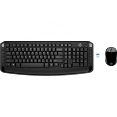 Комплект (клавіатура+миша) HP Keyboard & Mouse 300 Black (3ML04AA) фото