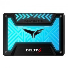 SSD накопитель Накопитель SSD 250GB Team T-Force Delta S RGB 2.5" SATAIII 3D NAND TLC Black (T253TR250G3C312) фото